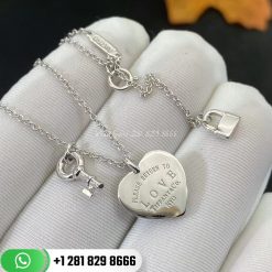 tiffany™ love heart tag key pendant