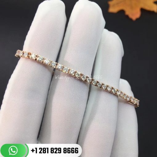 Cartier essential lines bracelet 18k gold diamonds n6707917