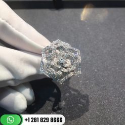 piaget rose ring in 18k white gold diamonds g34uv700