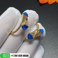 marli cleo small diamond hoop earrings sea blue chalcedony -cleo-e12