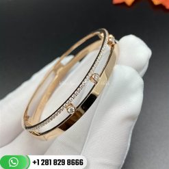 messika move romane rose gold diamond women's bracelet 06514-pg