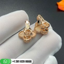 VCARN9T400 Vintage Alhambra earrings,18K gold.