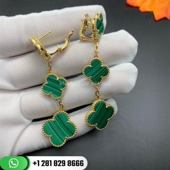 VCARO2AG00 Created in 2006 by Van Cleef & Arpels, the Magic Alhambra® jewelry creations gather different-sized Alhambra motifs, coming together in a joyful dance. Inspired by the clover leaf, their asymmetric designs feature different associations of materials.