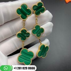 VCARO2AG00 Created in 2006 by Van Cleef & Arpels, the Magic Alhambra® jewelry creations gather different-sized Alhambra motifs, coming together in a joyful dance. Inspired by the clover leaf, their asymmetric designs feature different associations of materials.