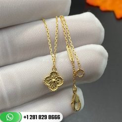 VCARO1IF00 Sweet Alhambra pendant, yellow gold.