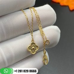 VCARO1IF00 Sweet Alhambra pendant, yellow gold.