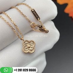 VCARO8DF00 Sweet Alhambra pendant, rose gold.