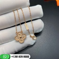 VCARN9ZS00 Vintage Alhambra pendant, rose gold.