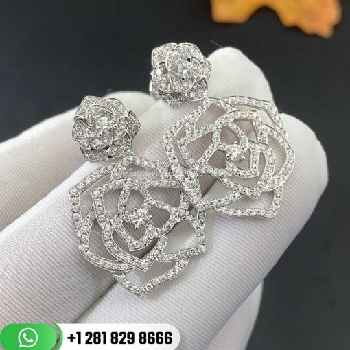 piaget rose earrings g38u0066