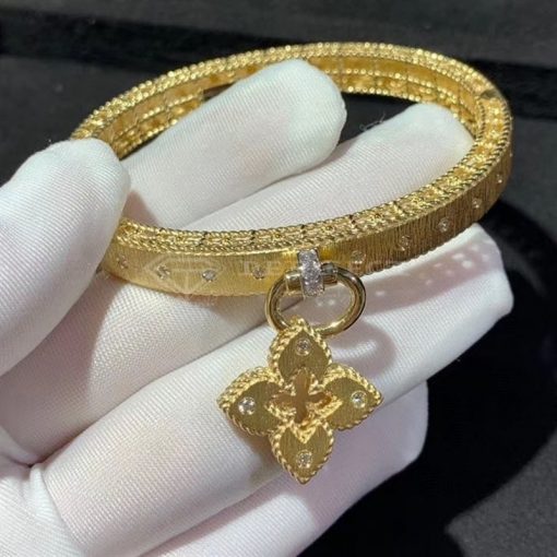 Roberto Coin Venetian Princess Diamond Bangle Bracelet