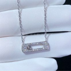 Messika Diamond Baby Move Necklace in 18 Karat White Gold