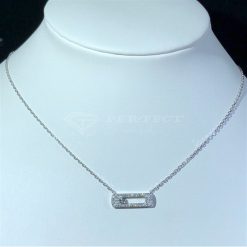 Messika Diamond Baby Move Necklace in 18 Karat White Gold