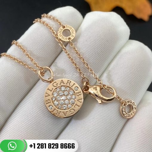 Bvlgari Bvlgari Necklace with 18k Rose Gold Chain