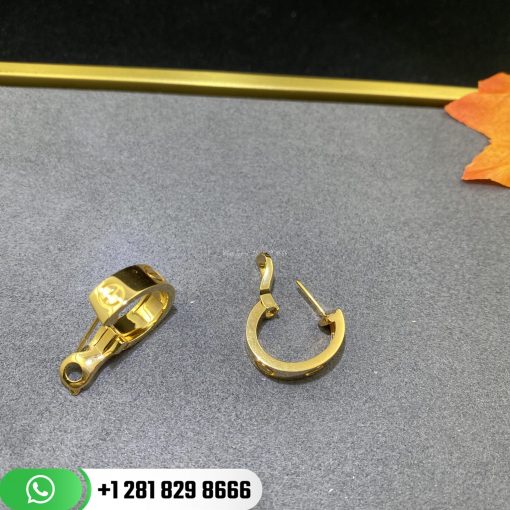 Cartier Love Earrings Yellow Gold -B8022500