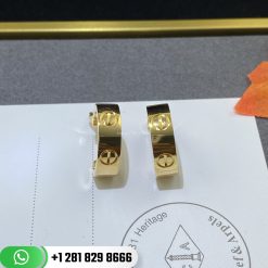 Cartier Love Earrings Yellow Gold -B8022500