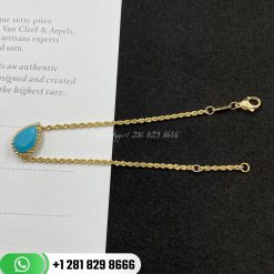 Boucheron Serpent BohÈme Bracelet, S Motif Bracelet Set with a Turquoise -JBT00695M