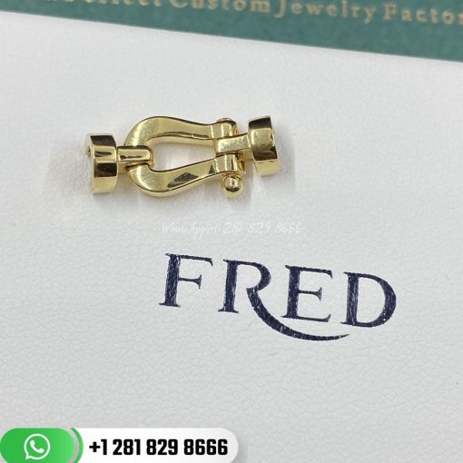 fred-force-10-bracelet-18k-yellow-gold-medium-model-black-cable-