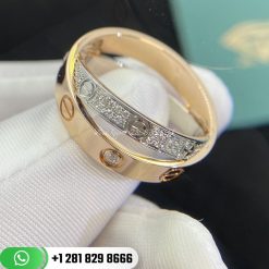 Cartie Love Ring Diamond-paved - B4094600
