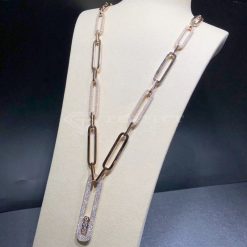 Messika Move 10th Anniversary XL Necklace Diamond Yellow Gold