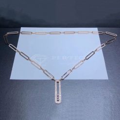 Messika Move 10th Anniversary XL Necklace Diamond Yellow Gold