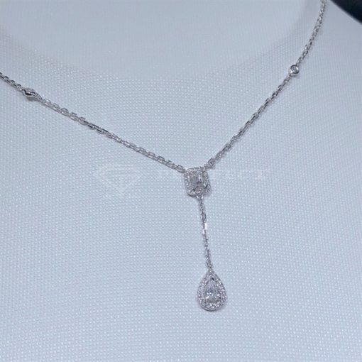 Messika My Twin Tie 0,10ct X2 Diamond Necklace