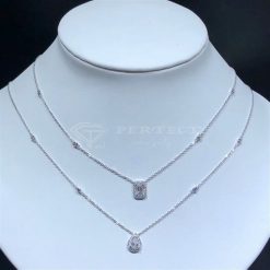 Messika My Twin Tie 0.10ct X2 Diamond Necklace