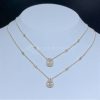Messika My Twin 2 Rows Necklace Diamond White Gold