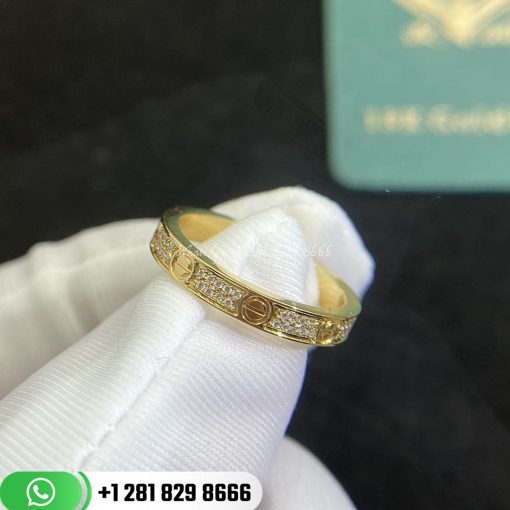 Cartie Love Ring Sm Yellow Gold Diamonds - B4218000