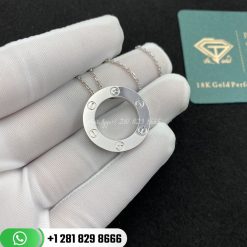 Cartier Love Necklace White Gold -B7014300