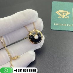 Amulette De Cartier Necklace Small Model Onyx - B7224558