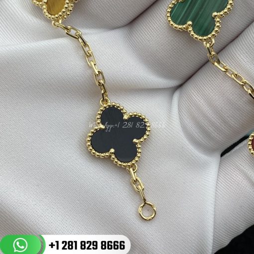 Van Cleef & Arpels Vintage Alhambra Bracelet 5 Motifs