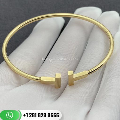 Tiffany T Wire Bracelet in 18k Gold
