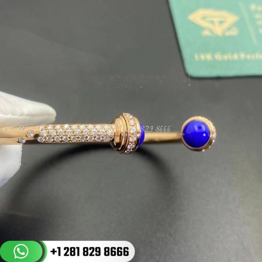 Possession Open Bangle Bracelet Lapis Lazuli- G36PD500