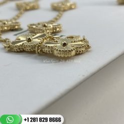 Van Cleef & Arpels Vintage Alhambra Bracelet 5 Motifs Yellow Gold – VCARP3JK00