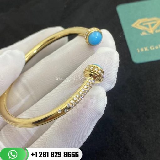 Piaget Possession Open Bangle Bracelet - Turquoise