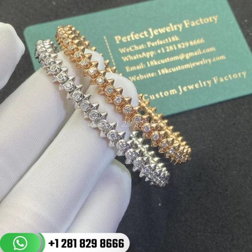 Clash De Cartier Bracelet Diamonds Pink Gold - N6715017