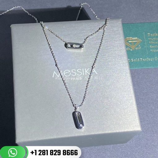 Messika Move Uno 2 Rows Diamond Necklace 8852