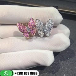 Van Cleef & Arpels Two Butterfly Between the Finger Ring VCARO3M500