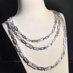 Sautoir Infini Messika by Gigi Hadid White Gold and Diamond Necklace