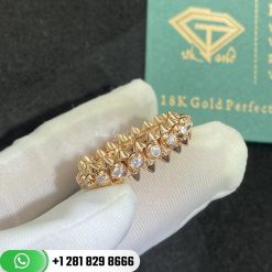 Cartie Clash De Cartier Ring Diamonds Pink Gold - N4765400