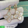 Roberto Coin Princess Flower Earrings with Mother of Pearl