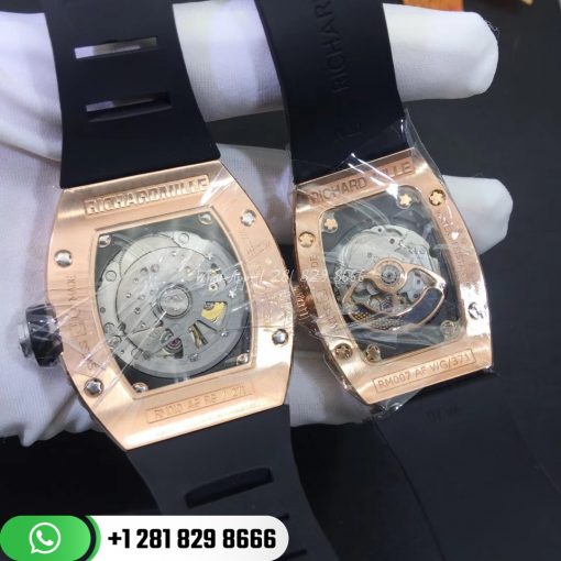 Richard Mille RM07-01 And Richard Mille RM010 Rose gold