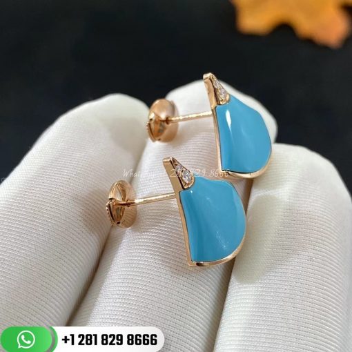 Bvlgari Divas' Dream Earrings with Turquoise - 353036