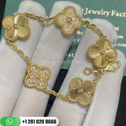 Van Cleef & Arpels Vintage Alhambra Bracelet 5 Motifs – VCARP4KN00