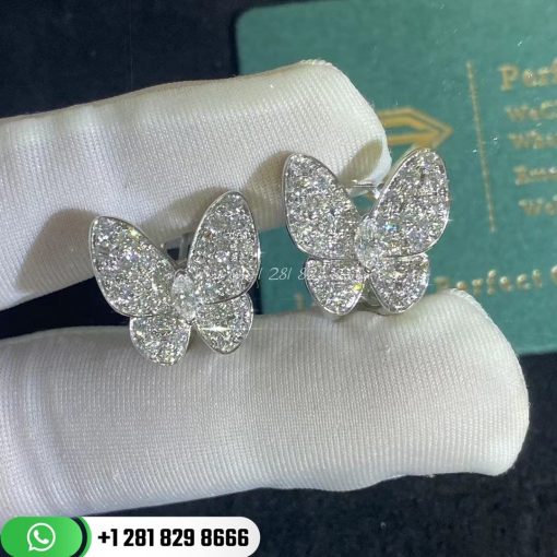 Van Cleef & Arpels Two Butterfly Earrings - VCARB82900