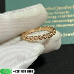 Van Cleef & Arpels Perlée Pearls of Gold Ring Small Model Rose Gold - VCARN33000