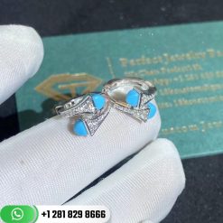Marli Cleo Diamond Huggie Earrings - CLEO-E20 | Turquoise