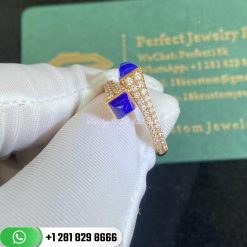 Marli Cleo By Marli Ring Rose Gold – CLEO-R1 | Lapis Lazuli