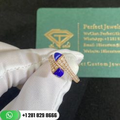 Marli Cleo By Marli Ring Rose Gold – CLEO-R1 | Lapis Lazuli