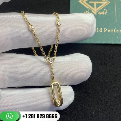 Messika Move Classique Diamond Ankle Bracelet for Women 10100-YG